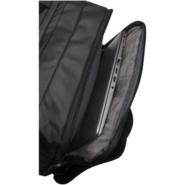 Expedition Pro GRS reciklirani proširivi ruksak za 17" laptop, 35L Solid black