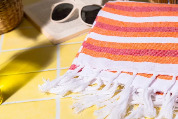 Tulum beach towel Orange