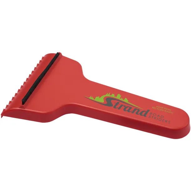 Shiver t-shaped recycled ice scraper Red