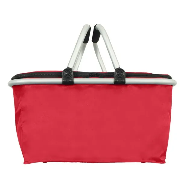  Foldable shopping basket red