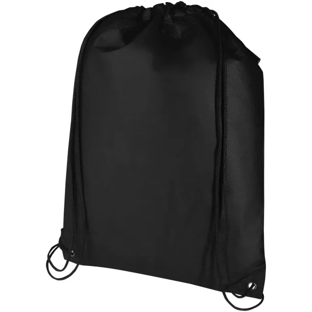 Evergreen GRS reciklirana netkana vrećica s vezicama, 5L Solid black