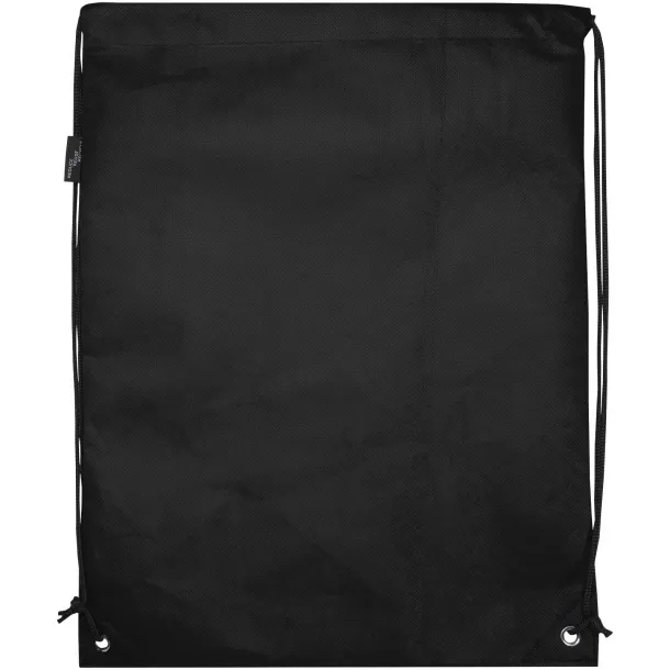 Evergreen GRS reciklirana netkana vrećica s vezicama, 5L Solid black