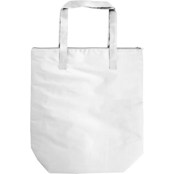 Foldable cooler bag, shopping bag white