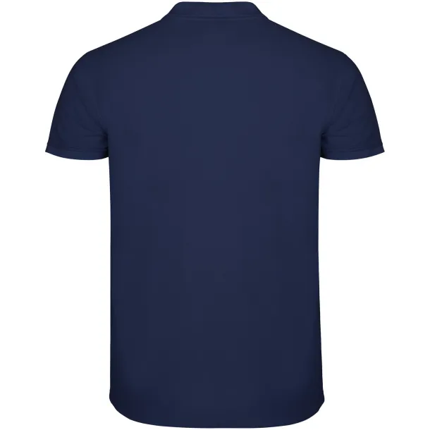 Star short sleeve kids polo - Roly Navy Blue