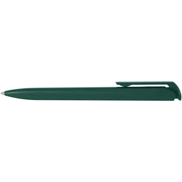 Lucia recycled plastic ballpoint pen (black ink) - Marksman Forest green