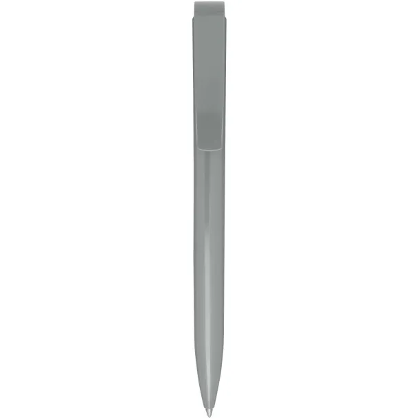Lucia recycled plastic ballpoint pen (black ink) - Marksman Grey