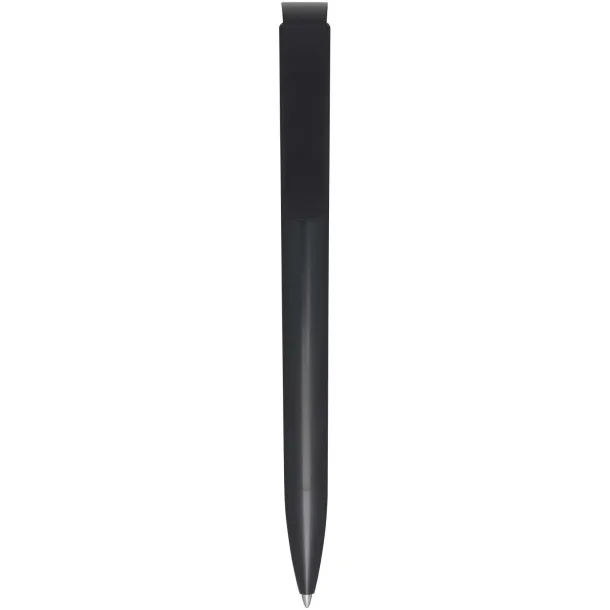 Lucia recycled plastic ballpoint pen (black ink) - Marksman Solid black