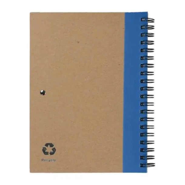  Notebook approx. A5 with ball pen blue