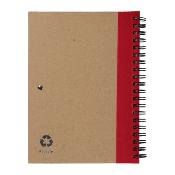 Notebook approx. A5 with ball pen red