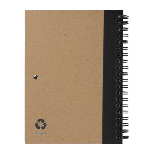  Notebook approx. A5 with ball pen black