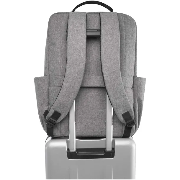 Libra 15” GRS recycled laptop backpack 15L Heather grey