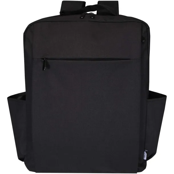Libra 15” GRS recycled laptop backpack 15L Heather Charcoal