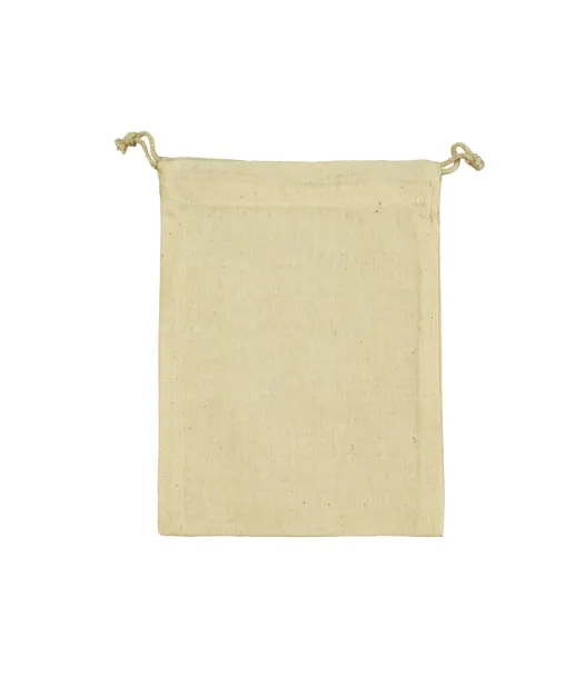  Mini pamučna vrećica s vezicama, 140 g/m² - SG Accessories - BAGS Prirodna