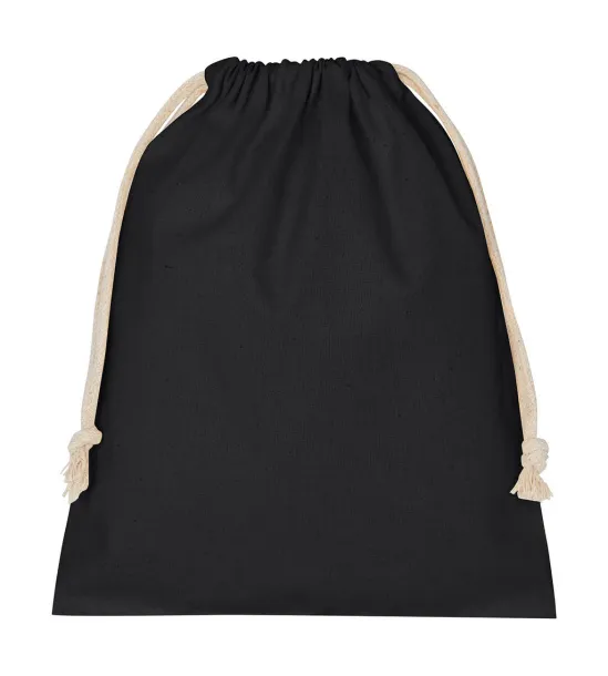  Mini pamučna vrećica s vezicama, 140 g/m² - SG Accessories - BAGS Crna