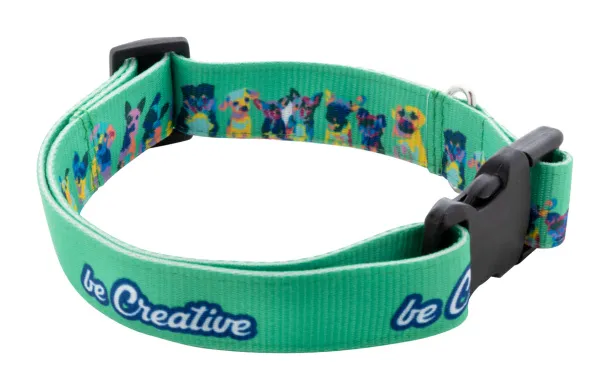 Ziggy custom dog collar White