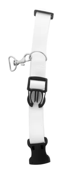 Ziggy custom dog collar White