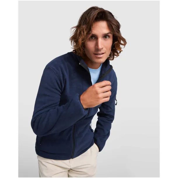 Luciane men's full zip fleece jacket - Roly Navy Blue