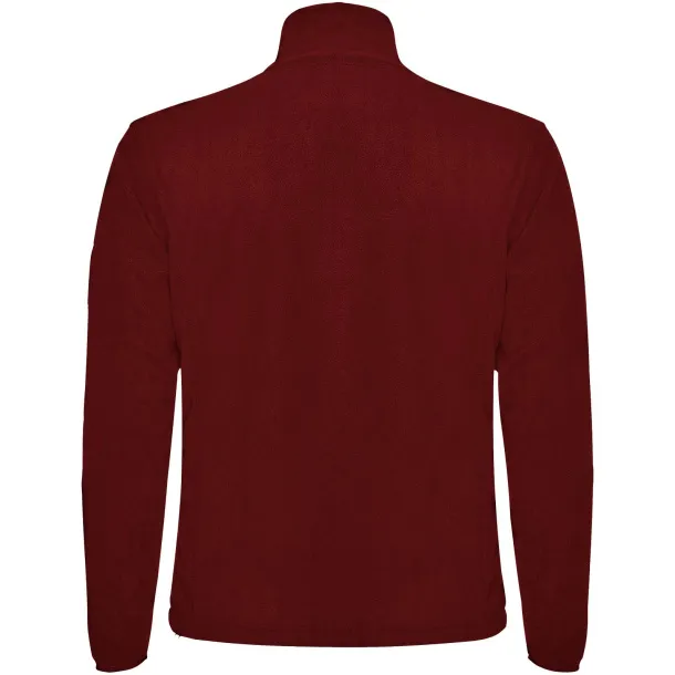 Luciane men's full zip fleece jacket - Roly Garnet