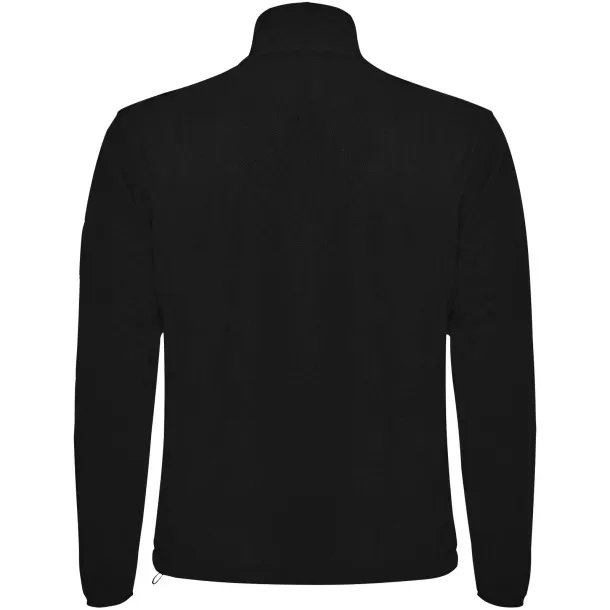 Luciane men's full zip fleece jacket - Roly Crna