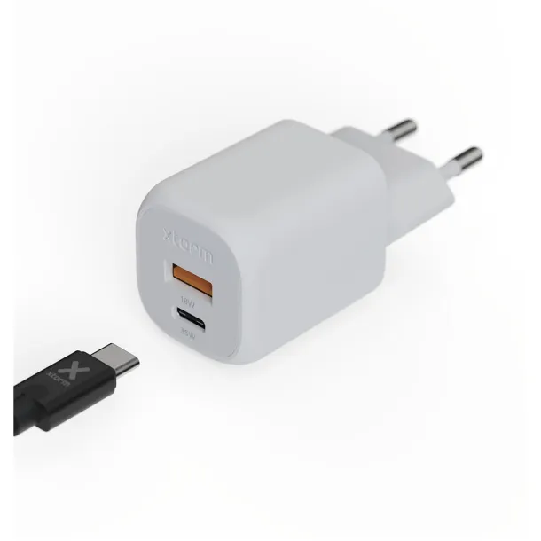 Xtorm XEC035 GaN² Ultra punjač za zidnu utičnicu 35W - Xtorm Bijela