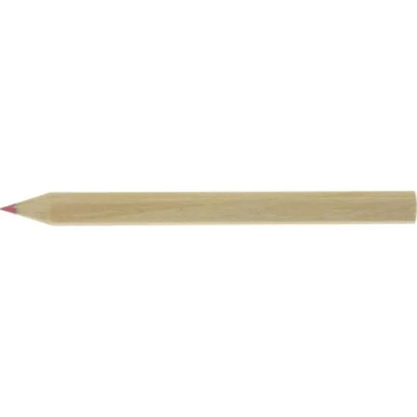  Colour pencil set with pencil sharpener red