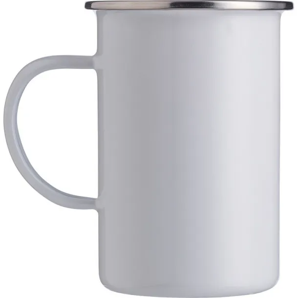  Enamel mug 550 ml white