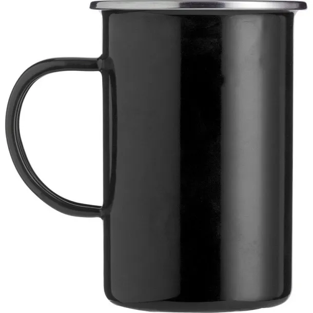  Enamel mug 550 ml black