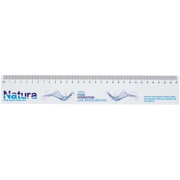 Sticky-Mate® reciklirani samoljepljivi papirići s otisnutim ravnalom od 30 cm Bijela