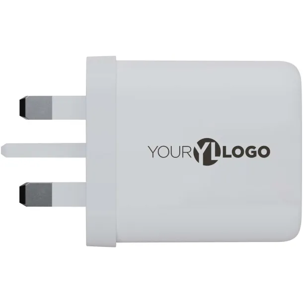 Xtorm XEC067G GaN² Ultra 67W punjač za zidnu utičnicu – UK utikač - Xtorm Bijela