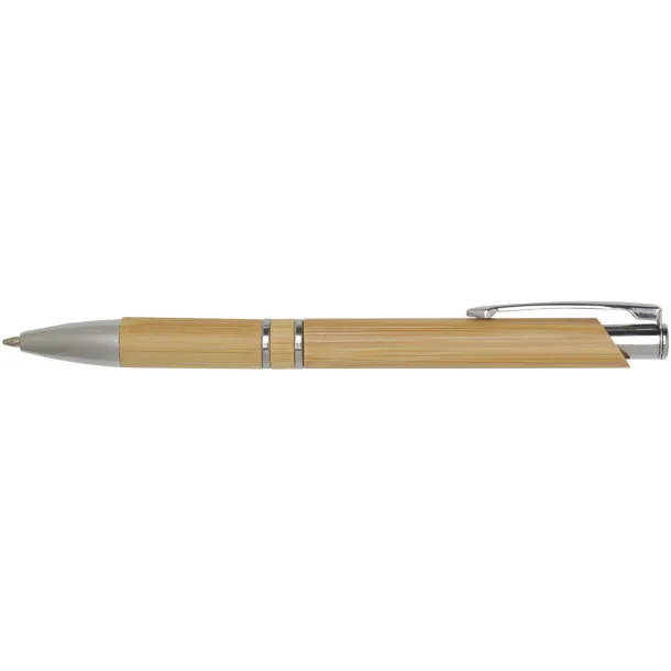 Wicker bamboo ballpoint pen (black ink) Natural