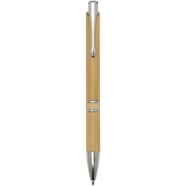 Wicker bamboo ballpoint pen (black ink) Natural