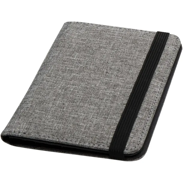 Ross GRS RPET RFID passport holder Heather grey