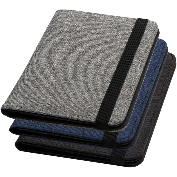 Ross GRS RPET RFID passport holder Heather grey