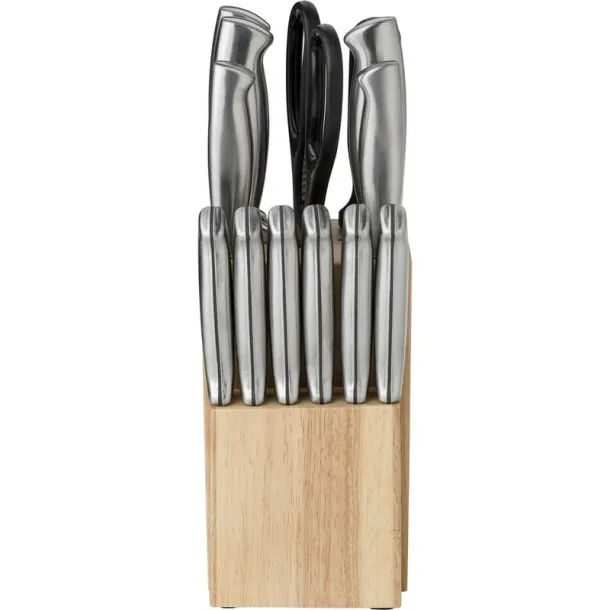  Kitchen knives set wood