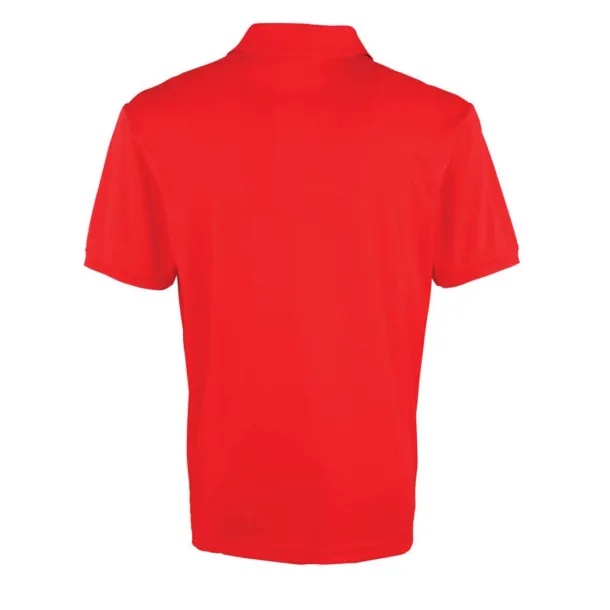 MEN’S COOLCHECKER PIQUE POLO - Premier Strawberry Red