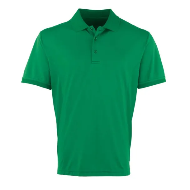  MEN’S COOLCHECKER PIQUE POLO - Premier Kelly Green