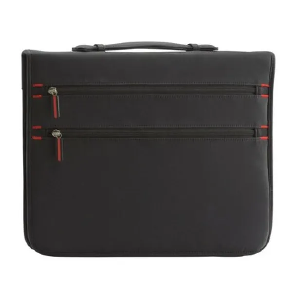  Conference folder approx. A4 with notebook and calculator Crna