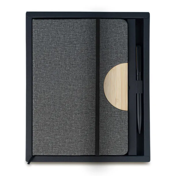 FOLD notepad and pen set Grey