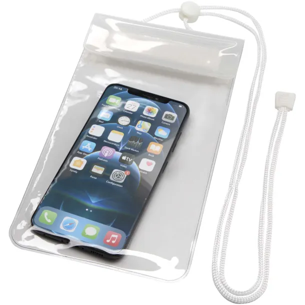 Dombay waterproof phone pouch size XL White