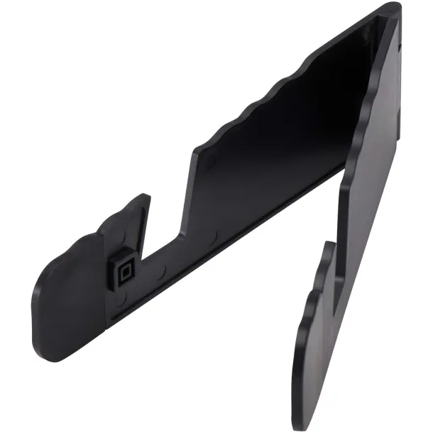 Buna sklopivi stalak za tablet i mobitel od reciklirane plastike Solid black