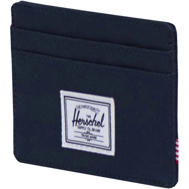 Herschel Charlie recycled RFID card holder - Herschel Navy Blue