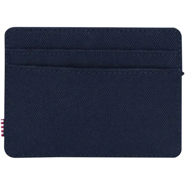 Herschel Charlie recycled RFID card holder - Herschel Navy Blue