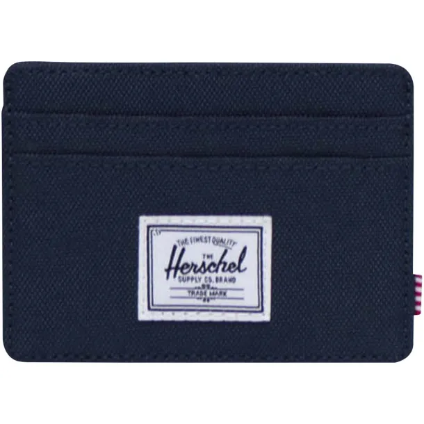 Herschel Charlie recycled RFID card holder - Herschel Navy Blue