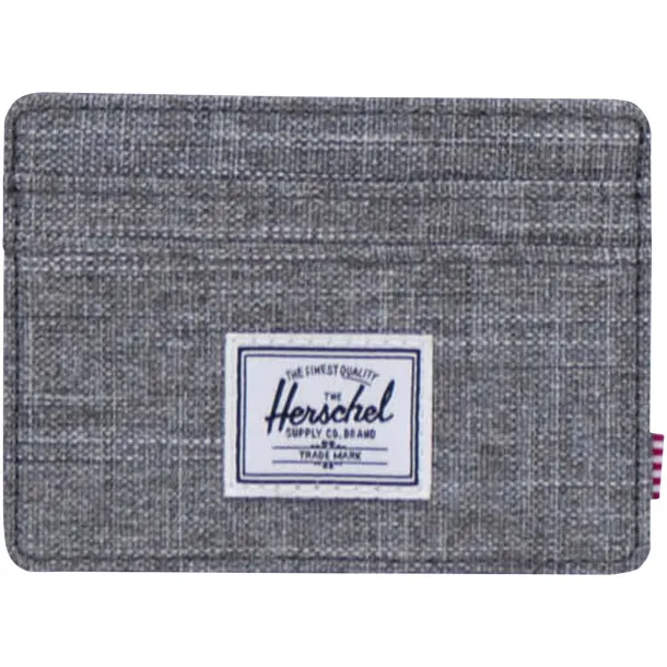 Herschel Charlie recycled RFID card holder - Herschel Heather grey