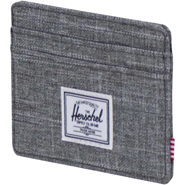 Herschel Charlie recycled RFID card holder - Herschel Heather grey