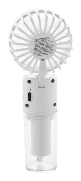 Misty rechargeable water spray fan White