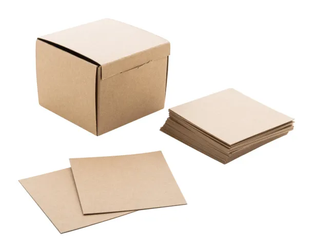 Visicard Square Eco custom business cards Natural
