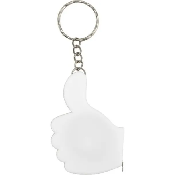  Keyring "like it", measuring tape 1m white