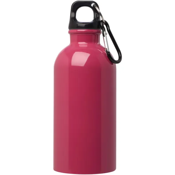 Oregon boca za vodu s karabinerom od RCS certificiranog nehrđajućeg čelika, 400 ml Magenta