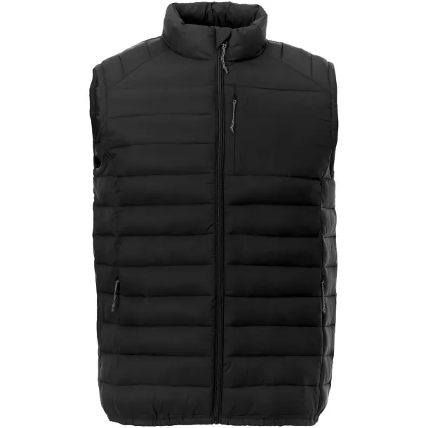Pallas men's GRS recycled insulated bodywarmer - Elevate Solid black